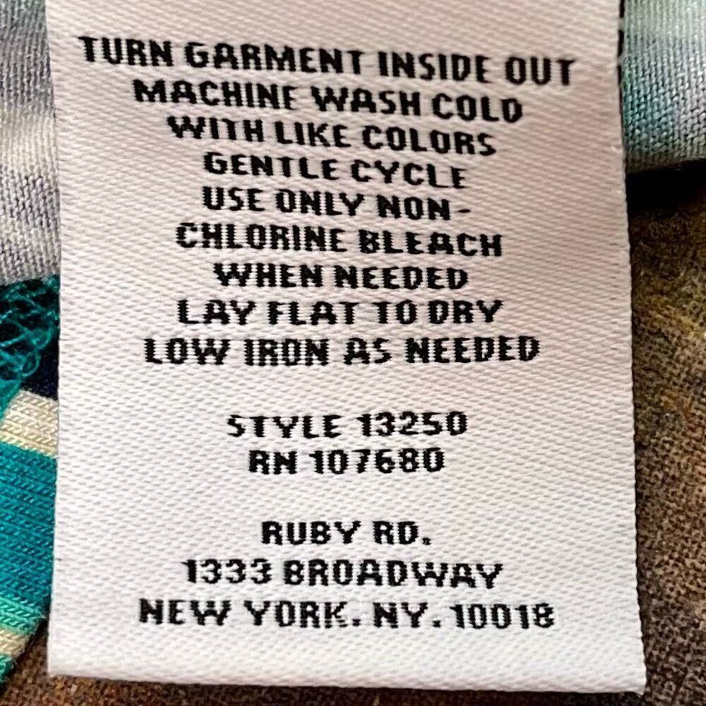 Ruby Rd. Striped Blouse 1X - Picture 11 of 12
